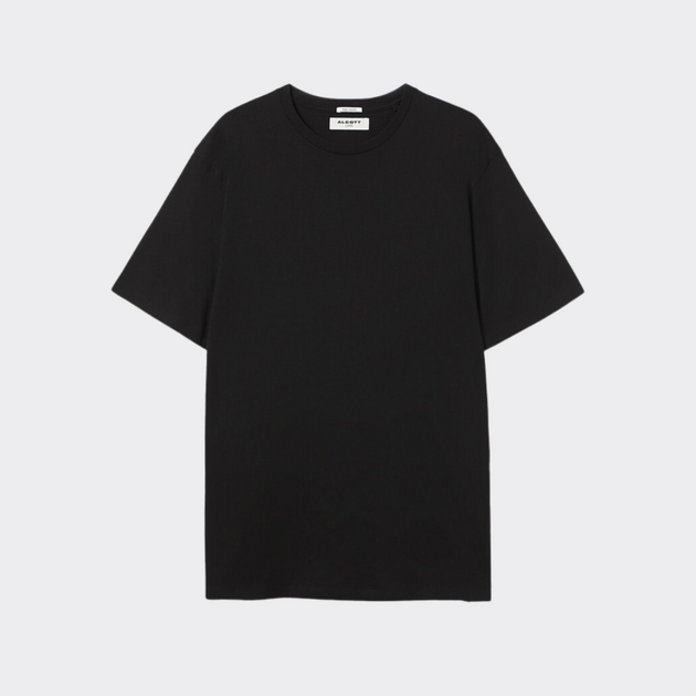 T shirt nera alcott per happy friday 