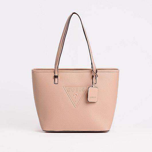 borsa shopper rosa cipria in promozione black friday da Guess a palmanova designer village