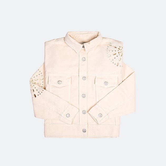 Giubotto tessuto beige iceplay per happy friday 