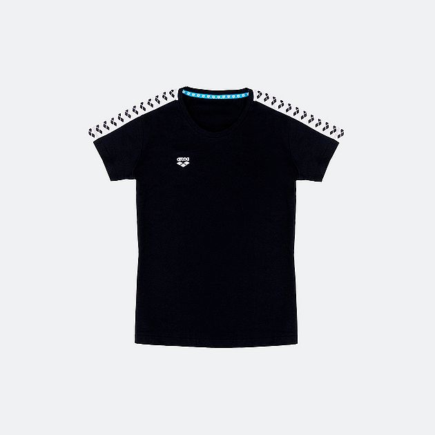 T shirt nera arena happy weekend 