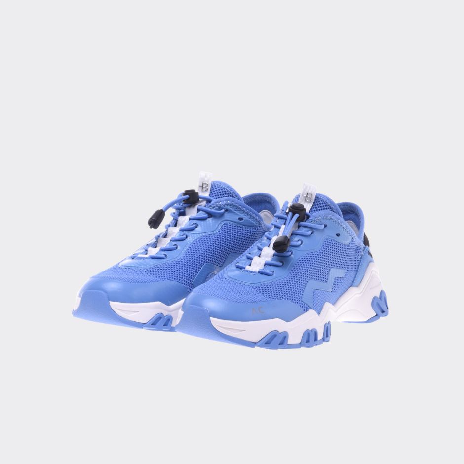 Sneakers azzurre BALDININI happy weekend 