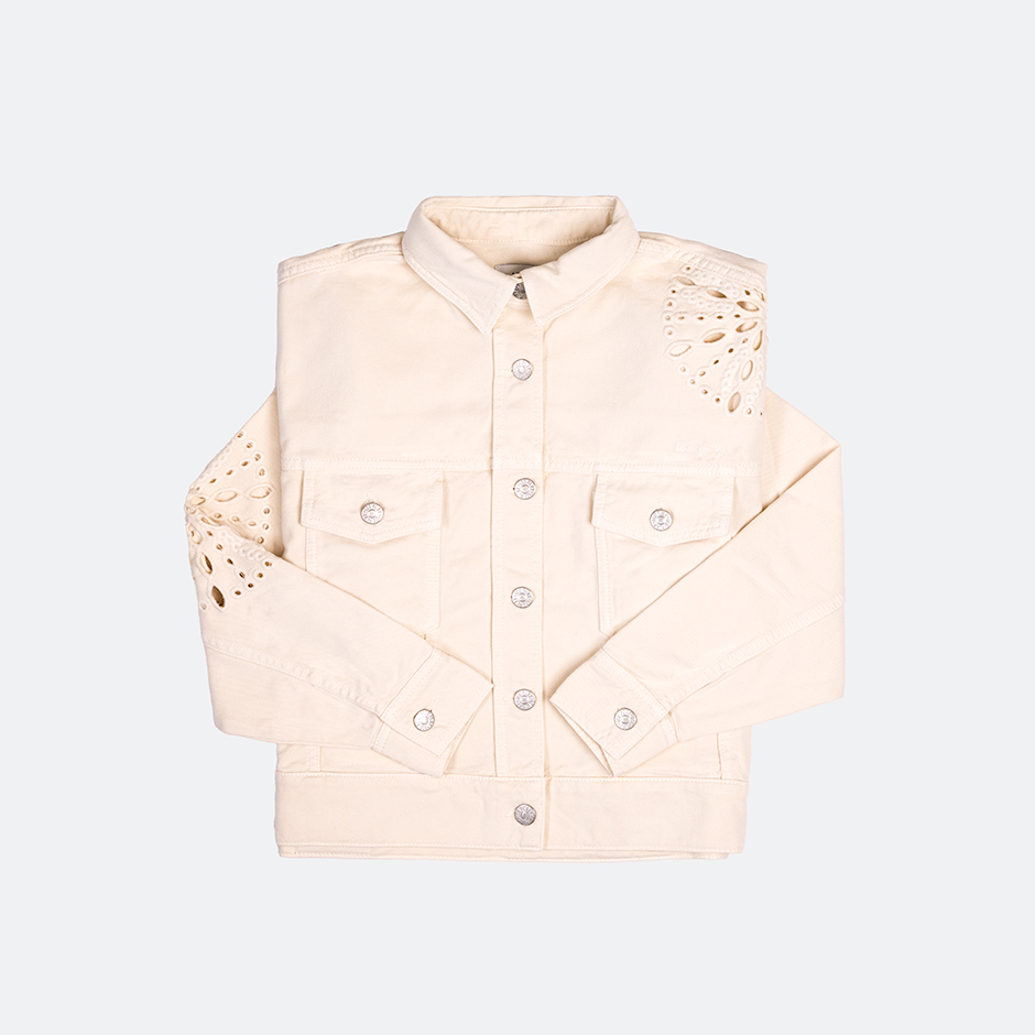 Giubotto tessuto beige iceplay per happy friday 