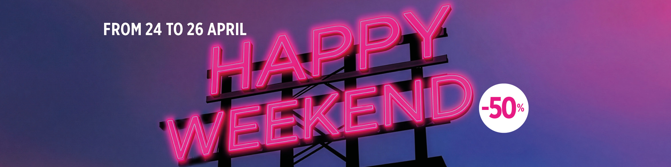 From Friday 24 to Sunday 26 April, it’s not just any ordinary weekend