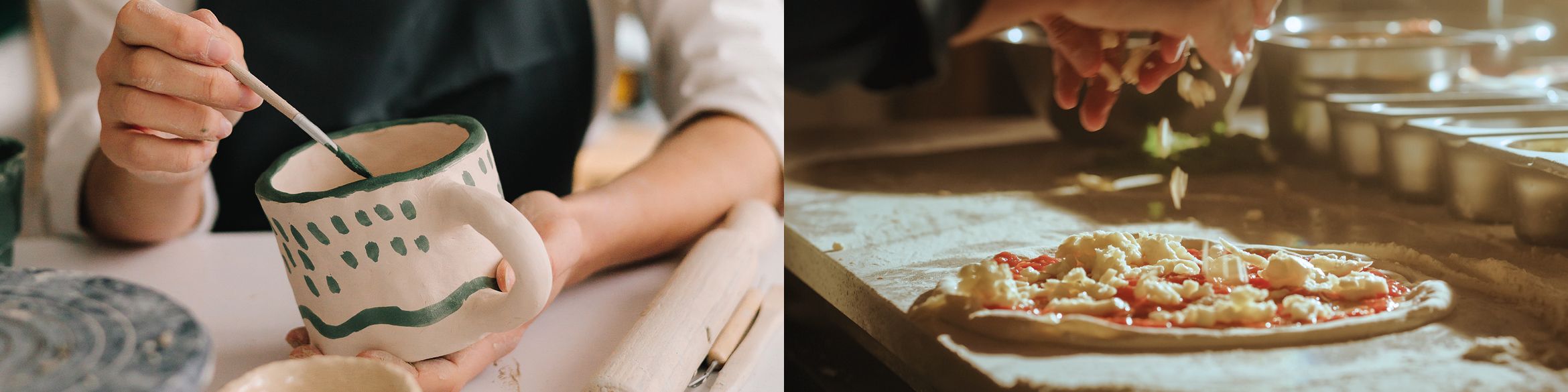 workshop di cucina e ceramica a palmanova designer village